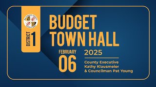 2025 Budget Town Hall - District 1