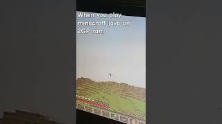 When you play minecraft java on 2GP ram #minecraft #rip