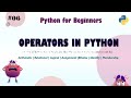 Python Operators Explained for Beginners | Complete Guide