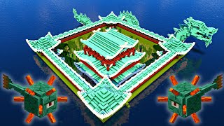 We Built a Japanese Style Guardian Farm in Minecraft