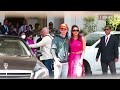 watch video priyanka chopra arrives in mumbai with nick jonas u0026 daughter malti marie