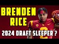 Is USC Wide Receiver Brenden Rice a 2024 DRAFT SLEEPER?