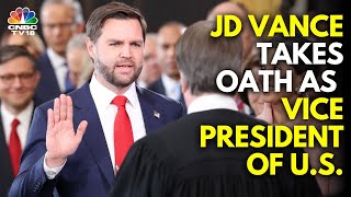 JD Vance Takes Oath As The Vice President Of U.S. | Donald Trump Inauguration | N18G