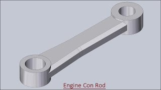 Engine Connecting Rod (Solid Edge Tutorial)