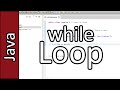 while Loop - Java Programming Tutorial #11 (PC / Mac 2015)