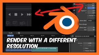 How To Render With A Different Resolution In Blender Editing