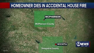 Homeowner dies in McPherson County house fire