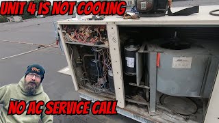 Unit 4 is not working according to EMS #hvac Service Call
