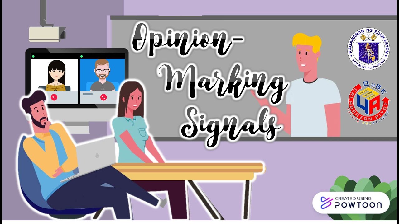 OPINION-MARKING SIGNALS |QUARTER 2-ENGLISH| - YouTube