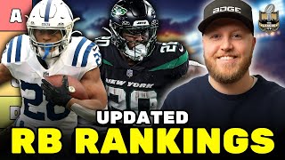 Updated Top 30 Dynasty RB Rankings \u0026 Tiers | Fantasy Football 2025