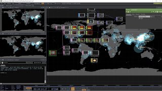 World Map Data Visualization(world population) with CSV data in TouchDesigner