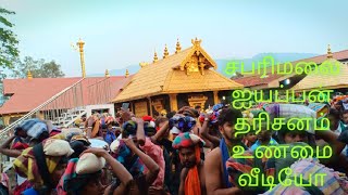 சபரிமலை ஐயப்பன் தரிசனம் உண்மை வீடியோ | Ayyappan darshan in Sabarimala original video