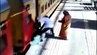 Mumbai News: Woman Slips Trying To Board Moving Train, Passengers Rescue Her