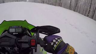 2018 Arctic Cat ZR 8000RR first ride (Tug Hill NY)