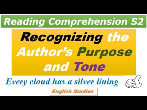 How To Identify The Author's TONE And PURPOSE In A Passage - YouTube