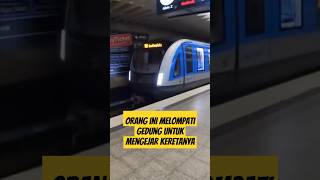 MELOMPATI GEDUNG untuk mengejar kereta #parkour #speed #shorts #shortsvideo #fyp #trending