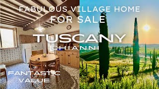 FABULOUS VALUE VILLAGE HOME FOR SALE IN CHIANNI TUSCANY - WITHIN THE HISTORICAL CENTRE!