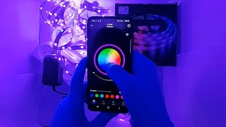 LED_RGB Zestaw Taśma LED RGB 5050 Bluetooth APLIKACJA MOBILNA