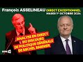 François Asselineau analyse en direct le discours de politique générale de Michel Barnier