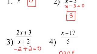 Math 099 14.1B - Meaning of Undefined and Rational Expressions
