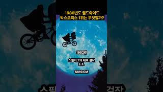 1980년도 월드와이드 박스오피스 연도별 1위 #shorts #1분한입 #월드와이드 #박스오피스