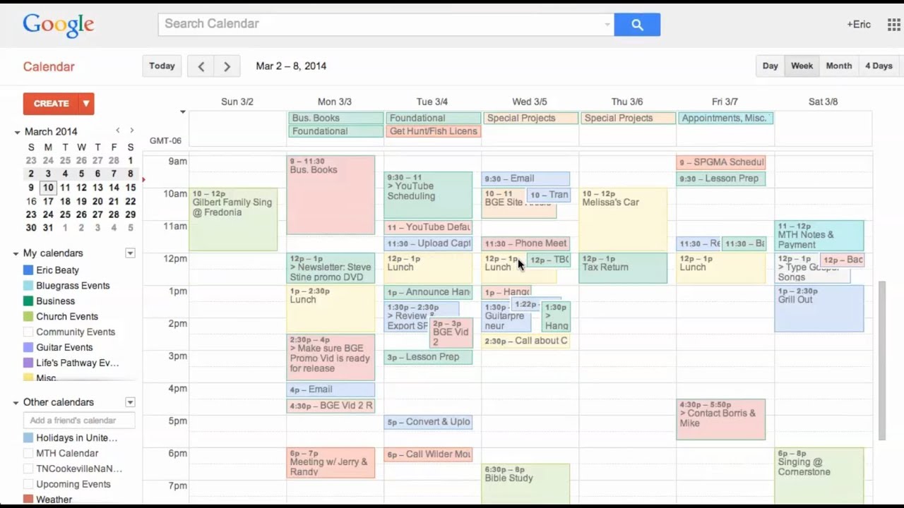 How To Organize Your Life With Google Calendar Gffad