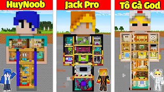 TÔ GÀ THỬ THÁCH 24H XÂY HẦM BÍ MẬT BÊN TRONG CƠ THỂ SINH TỐ TEAM TRONG MINECRAFT*TÔ GÀ XÂY HẦM