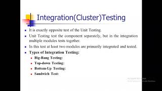 Chapter No-9 Object Oriented Testing Lecture-3
