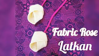 Beautiful Rose Tassel  |Fabric Latkan easy to make at home-  DIY (quick and easy)