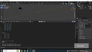 blender python script create a simple cube mesh