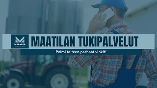 Maavara Varautumisvinkki, tukien- ja sopimustenhallinta