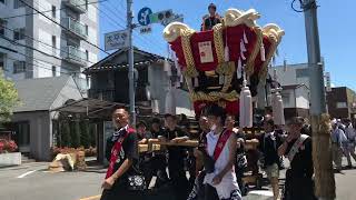 2023年7月16日　令和5年　柏原市太平寺ふとん太鼓①