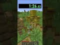 Minecraft Block Speedruns are difficult