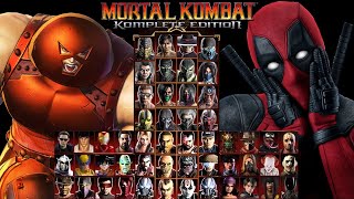 Mortal Kombat 9 - (JUGGERNUAT😡 & DEADPOOL⚔️) | HARD Tag Ladder  gamplay - (1440p)60fps |