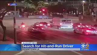 Victim of downtown LA hit-and-run speaks out