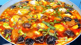 cách nấu LẨU HỘT VỊT LỘN NƯỚC DỪA CHUA CAY thơm ngon hấp dẫn