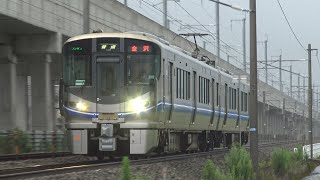 【4K】JR北陸本線　普通列車521系電車　ｻﾜJ12編成