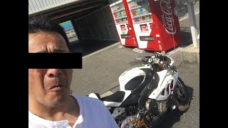 岡山国際サーキット S1000RR　そして転倒・・・