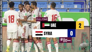 #AsianQualifiers - Group A | United Arab Emirates 2 - 0 Syria