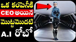 CEO అయిన మొట్టమొదటి HUMANOID రోబో | WORLD'S FIRST ROBO CEO - TANG YU |#facts