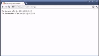 59 Modifying timestamps PHP Tutorials
