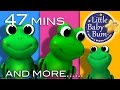 Five Little Speckled Frogs + More | Nursery Rhymes for Babies by LittleBabyBum
