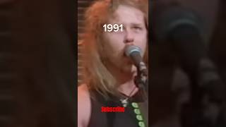 Enter Sandman Through the Years: Metallica Live 1991-2022 #music #metallica #viral #trending #shorts