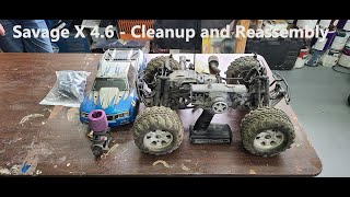 HPI Savage X 4.6 Nitro RC Truck - Clean and Reassembly - FIRST drive in 11 YEARS!