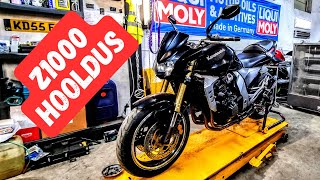 Klienditöö Kawasaki Z1000 - hooldus ja pahad üllatused