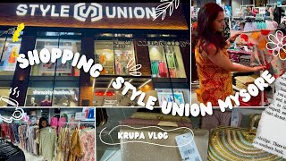 🛍️ Exploring Style Union in Mysore | First Visit \u0026 Shopping Haul! 🎥 #shoppingvlog #indianfamilyvlog