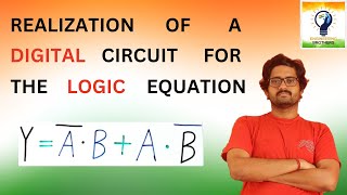 Realization of a Digital Circuit from the Logic Equation