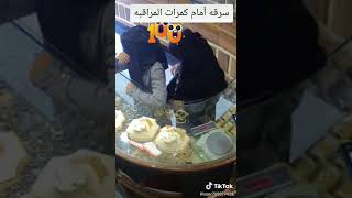 شاهد اخطر سارقة محترفه تقوم بسرقت الذهب امام كيمرات المراقبه