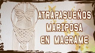 Atrapasueños Mariposa en Macramé