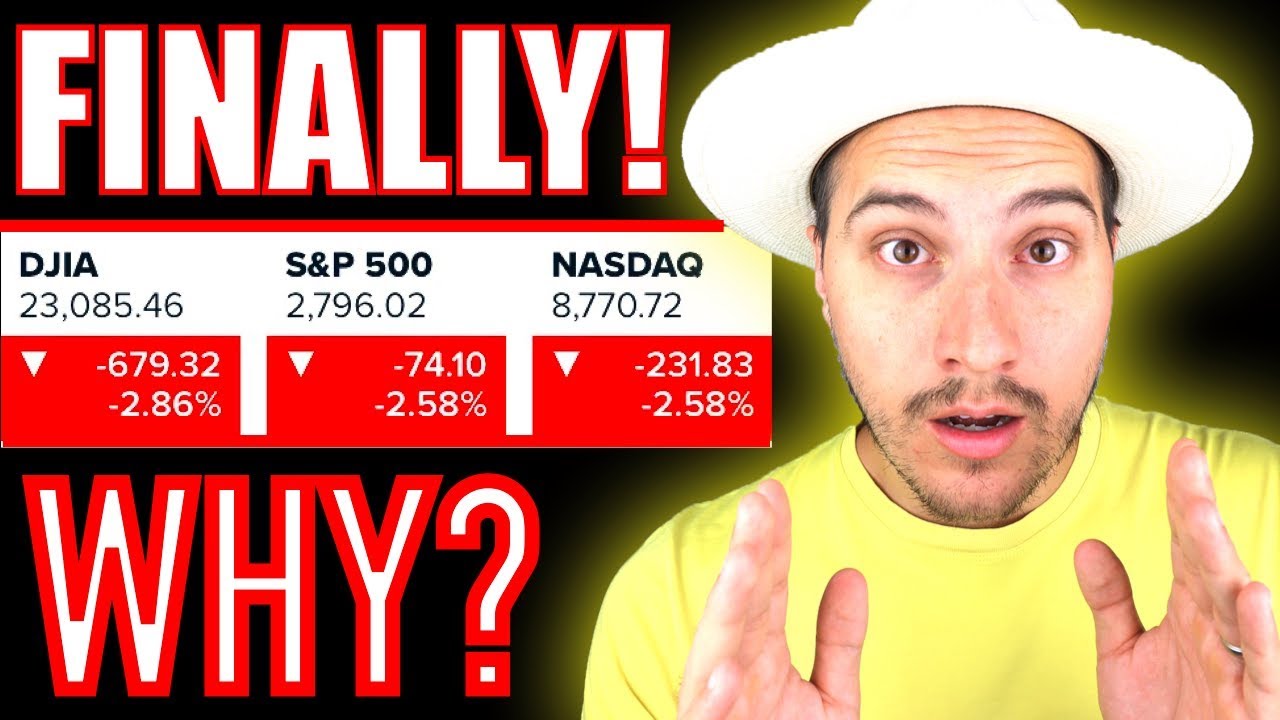 The Stock Market Finally Fell! Why!? - YouTube